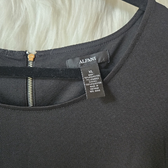 Alfani Classic Drape Embellished Tunic Midi Dress - Picture 5 of 8